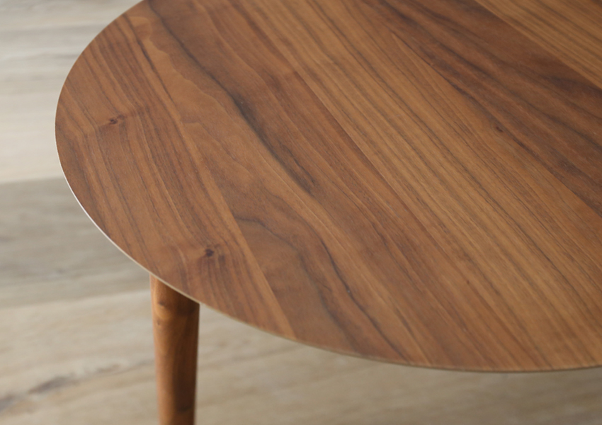 バルーン リビングテーブル 90-2 WALNUT(W147×D90×H37cm) | 高野木工 ...
