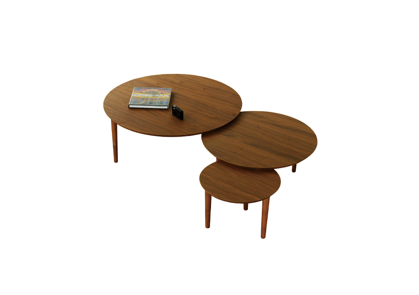 バルーン リビングテーブル 90-3 WALNUT(W160×D90×H37cm) | 高野木工 