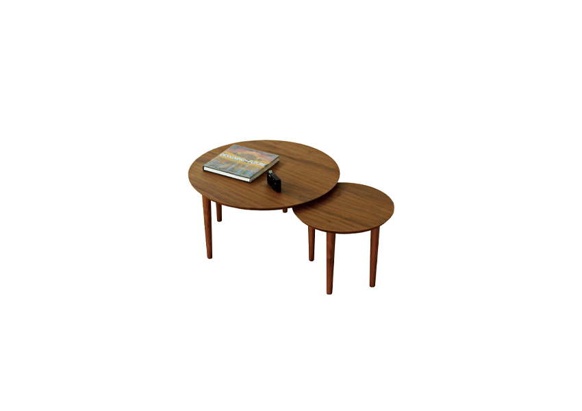 バルーン リビングテーブル 69-2 WALNUT(W101×D69×H37cm) | 高野木工