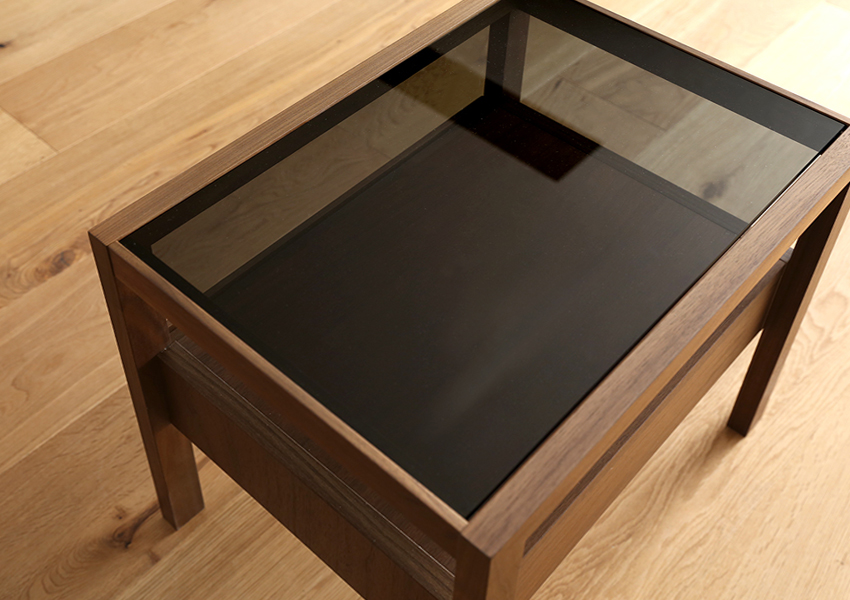 レッチェ 50サイドテーブル WALNUT(W50×D37×H50cm) | 高野木工株式会社