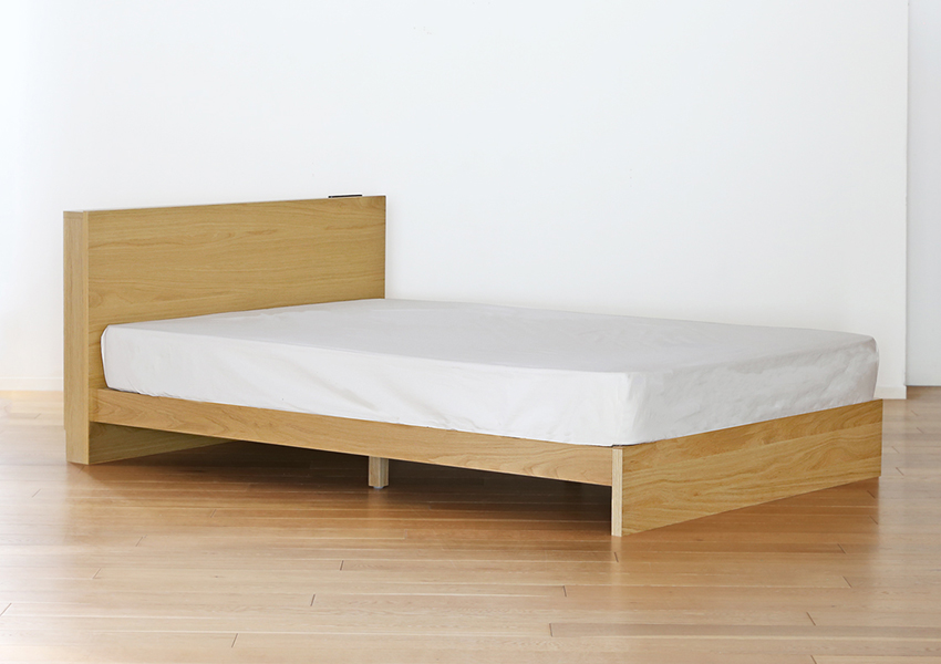 ミュール ベッド WHITE OAK (W103～145×D207×H78cm) | 高野木工株式会社