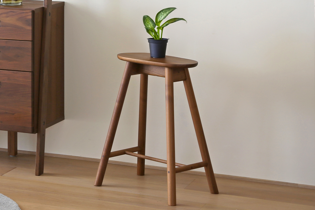 ペロさん専用　柏木工　ハイスツール SELECTION ハイスツール（オーク板座）EC19A – 柏木工株式会社
