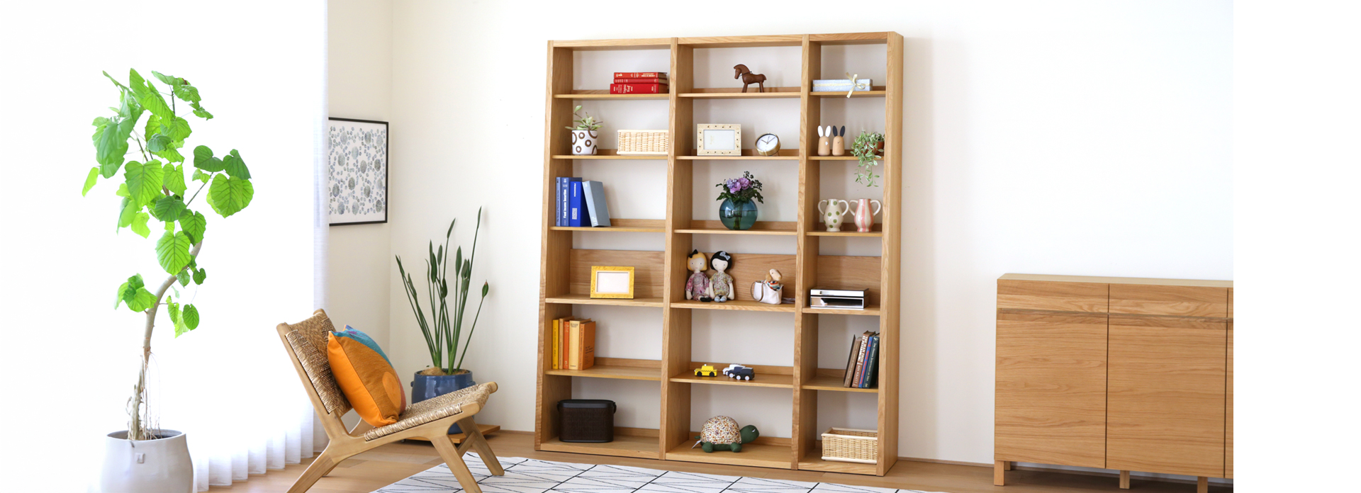 ガレ165セット(W165×D38×H194cm)税込￥285,000～ | 高野木工株式会社