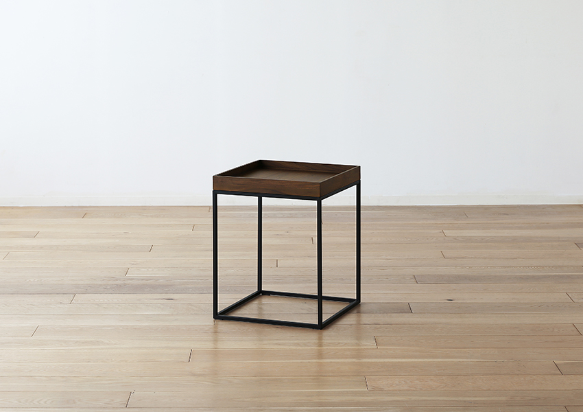リニエ サイドテーブル WHITEOAK(W40×D40×H50cm) 高野木工株式会社